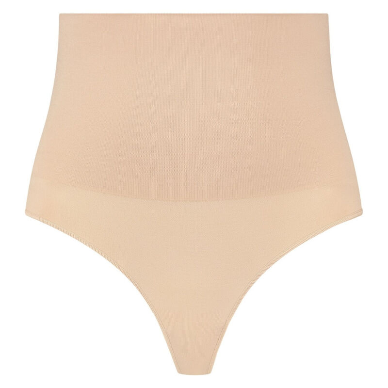 BYE-BRA - FAJA SIN COSTURAS ESTILO TANGA BEIGE TALLA M - Imagen 3