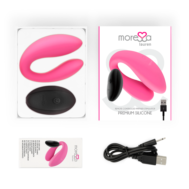 MORESSA - LAUREN CONTROL REMOTO ESTIMULADOR PARA PAREJAS - Imagen 6