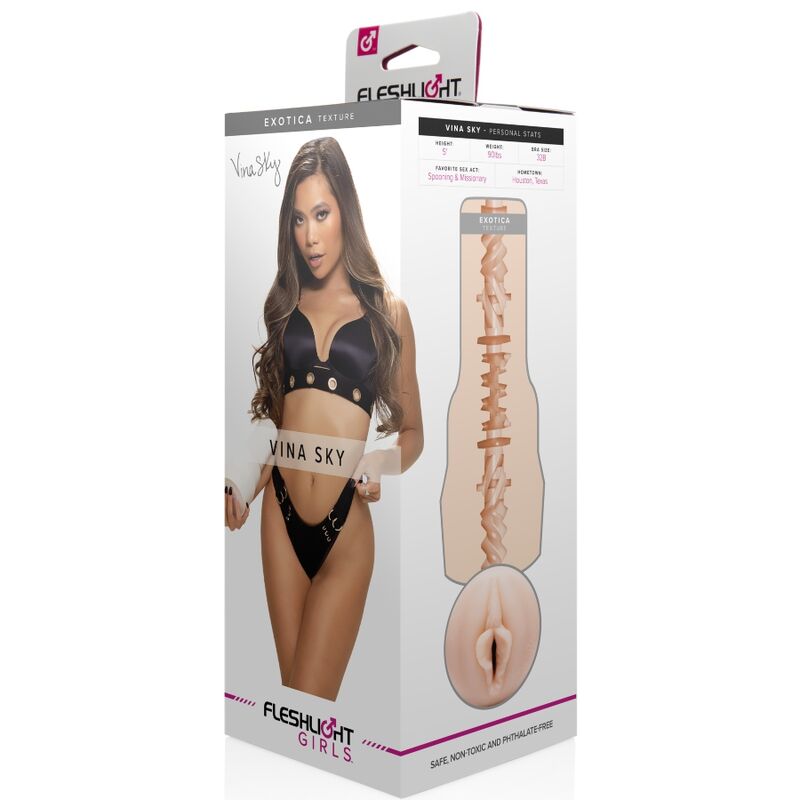 FLESHLIGHT GIRLS - VINA SKY EXOTICA TEXTURE VAGINA - Imagen 5