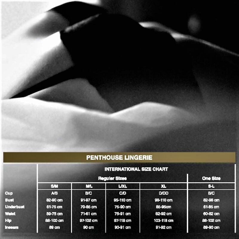 PENTHOUSE - TOO HOT TO BE REAL TANGA MORADO L/XL - Imagen 2