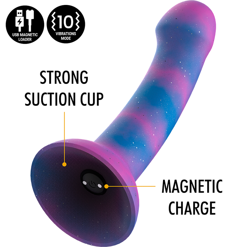 MYTHOLOGY - DION GALACTIC DILDO M - VIBRADOR COMPATIBLE CON WATCHME WIRELESS TECHNOLOGY - Imagen 3