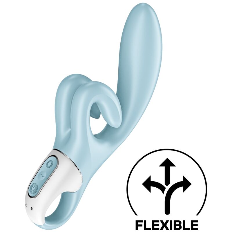 SATISFYER - TOUCH ME VIBRADOR RABBIT AZUL - Imagen 3