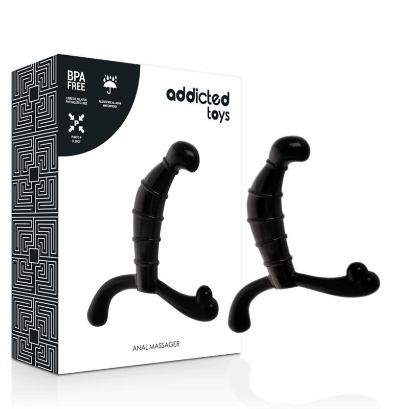 ADDICTED TOYS - PROSTATE ANAL PLEASURE NEGRO - Imagen 4