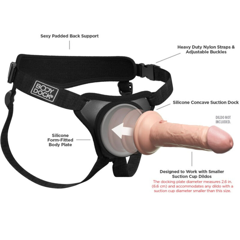 PIPEDREAMS - BODY DOCK ÉLITE MINI HARNESS - Imagen 5