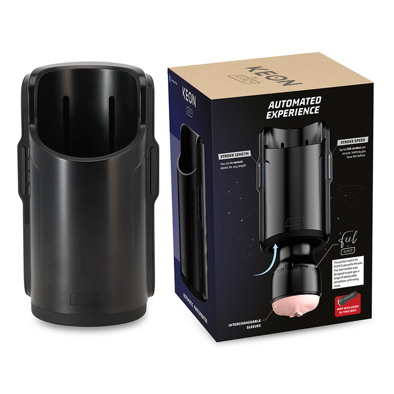 KIIROO - KEON + FEEL NICOLETTE SHEA STROKER + LUBRICANTE AQUA QUALITY 50 ML - Imagen 9