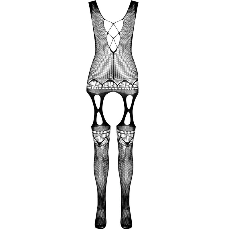 PASSION - BS099 BODYSTOCKING NEGRO TALLA ÚNICA - Imagen 3