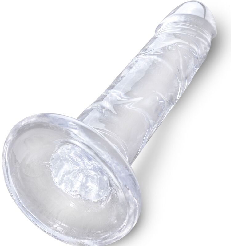 KING COCK - CLEAR PENE REALÍSTICO 15.5 CM TRANSPARENTE - Imagen 3