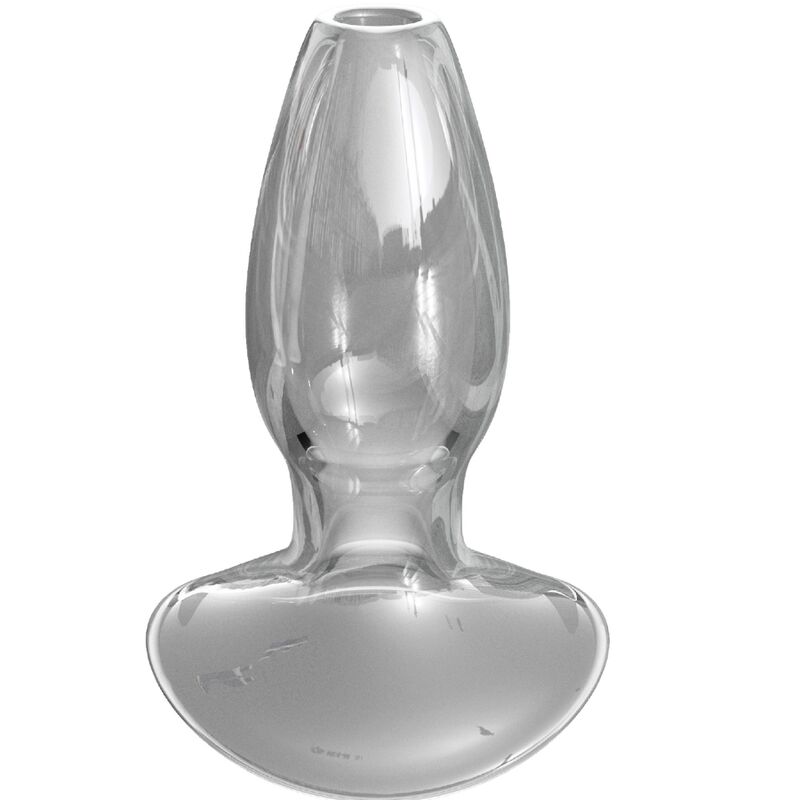 PLUG ANAL DE CRISTAL ERGONÓMICO PARA ESTIMULACIÓN ANAL