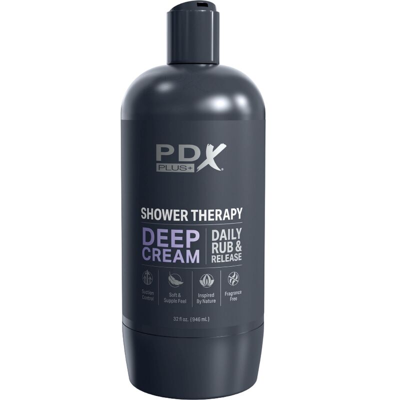 PDX PLUS - MASTURBADOR STROKER DISEÑO DISCRETO DE BOTE CHAMPU DEEP CREAM - Imagen 2