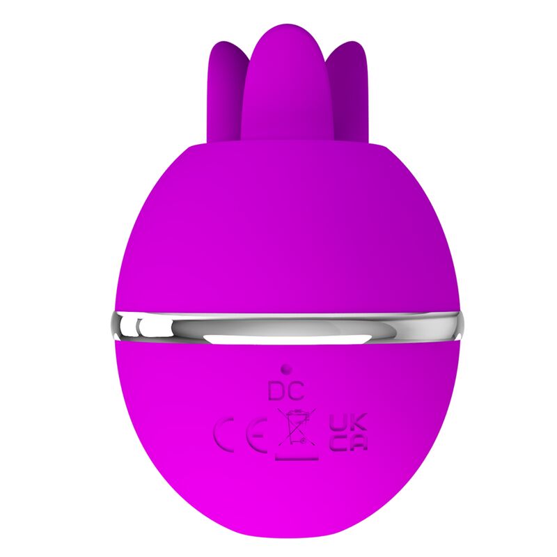 PRETTY LOVE - VIBRADOR DE SILICONA REDONDO GEMINI BALL MORADO - Imagen 7