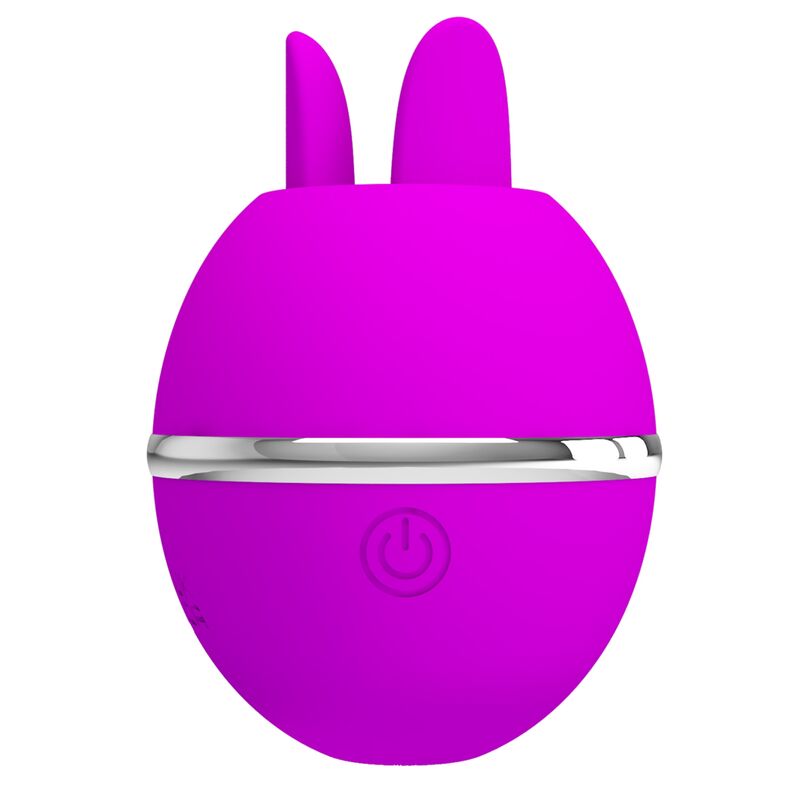 PRETTY LOVE - VIBRADOR DE SILICONA REDONDO GEMINI BALL MORADO - Imagen 6