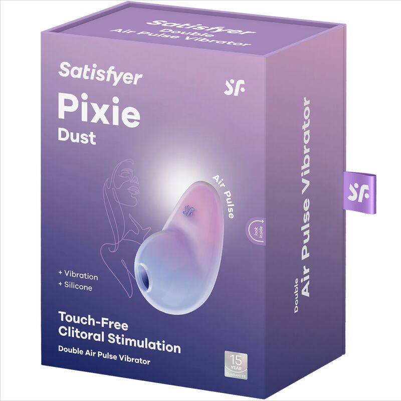SATISFYER - PIXIE DUST LILA ESTIMULADOR AIR PLUSE - Imagen 2