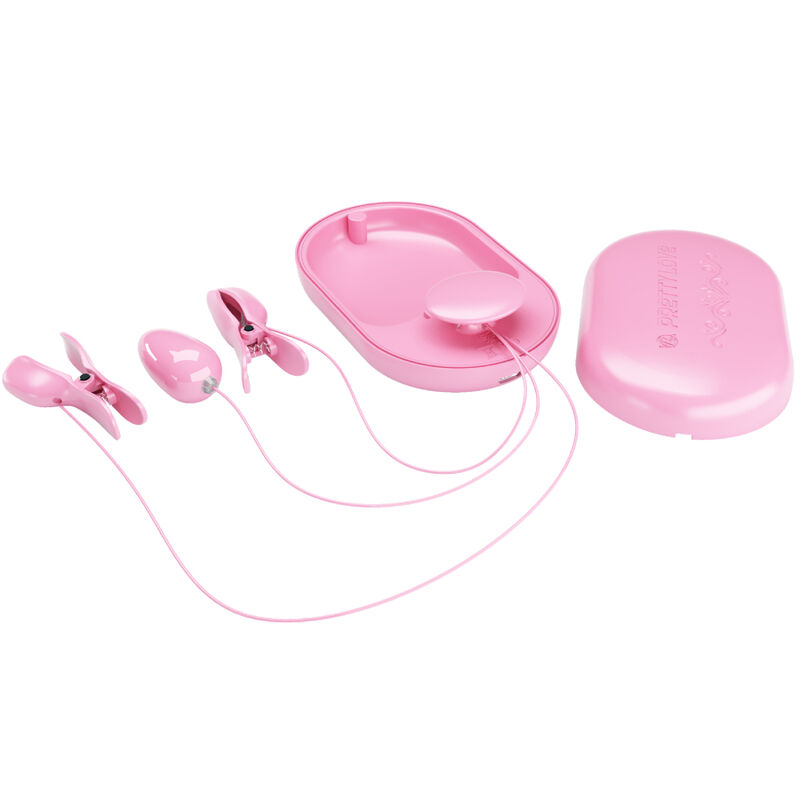 PRETTY LOVE - SURPRISE BOX PINZAS ELECTRO ESTIMULACION ROSA - Imagen 7