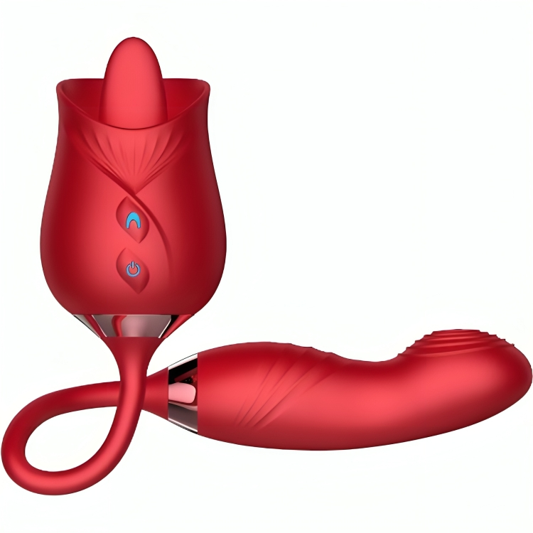 ARMONY - DELIGHT FLOWER VIBRADOR & BUMPING CON LENGUA ROJO - Imagen 2