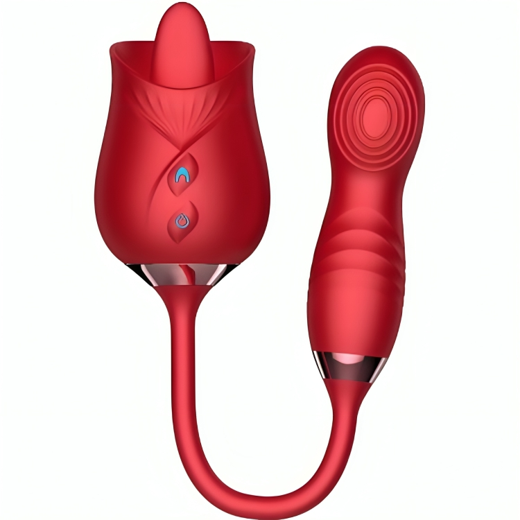 ARMONY - DELIGHT FLOWER VIBRADOR & BUMPING CON LENGUA ROJO - Imagen 3