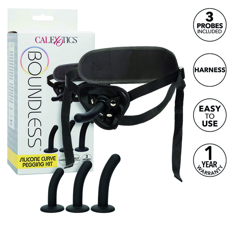CALEXOTICS - BOUNDLESS KIT ARNÉS SILICONA CURVADO - Imagen 13
