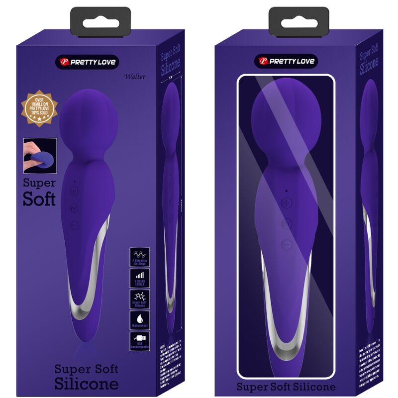 PRETTY LOVE - WALTER VIBRADOR WAND VIOLETA - Imagen 4