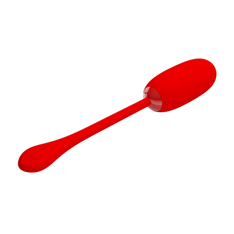 PRETTY LOVE - JULIUS HUEVO VIBRADOR IMPERMEBLE & RECARGABLE ROJO - Imagen 2
