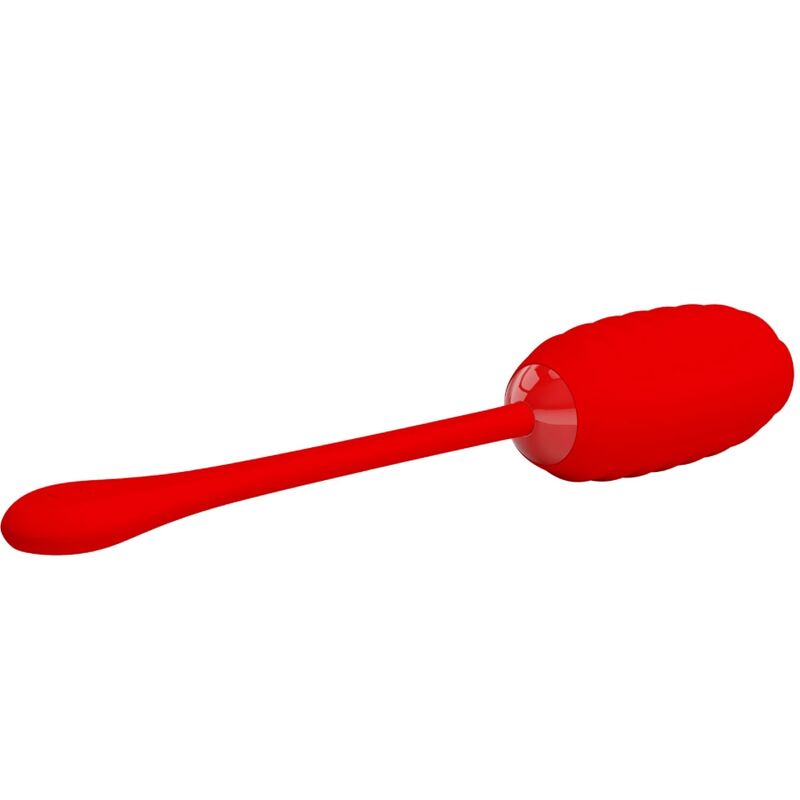 PRETTY LOVE - KIRK HUEVO VIBRADOR RECARGABLE ROJO - Imagen 4