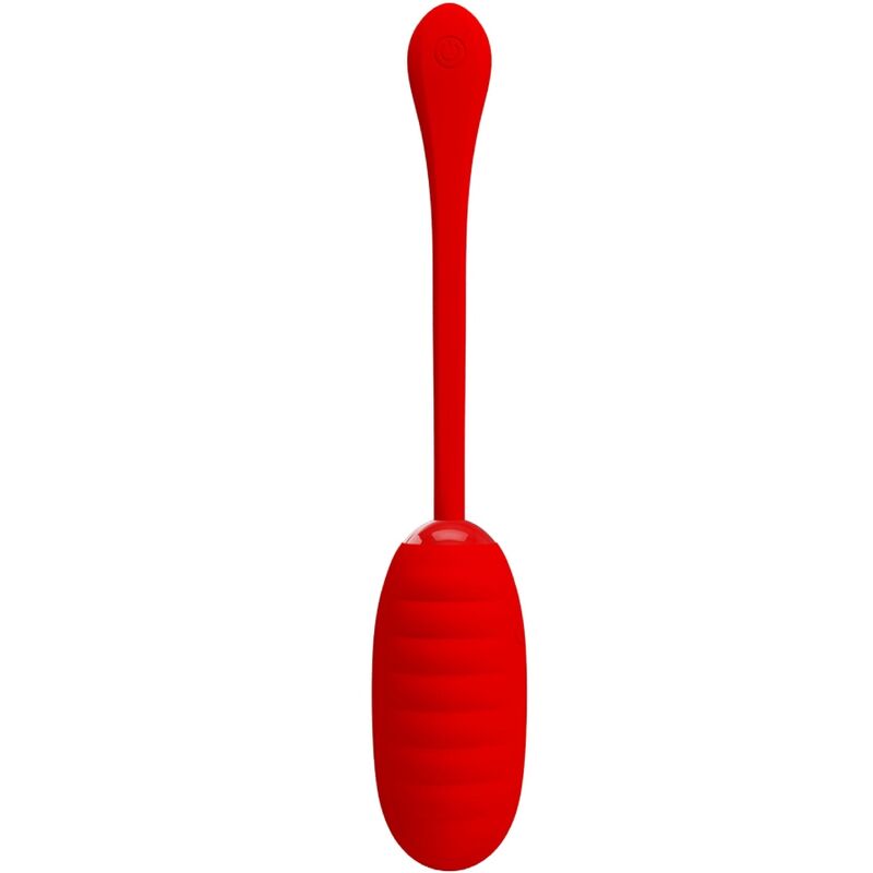 PRETTY LOVE - KIRK HUEVO VIBRADOR RECARGABLE ROJO - Imagen 2