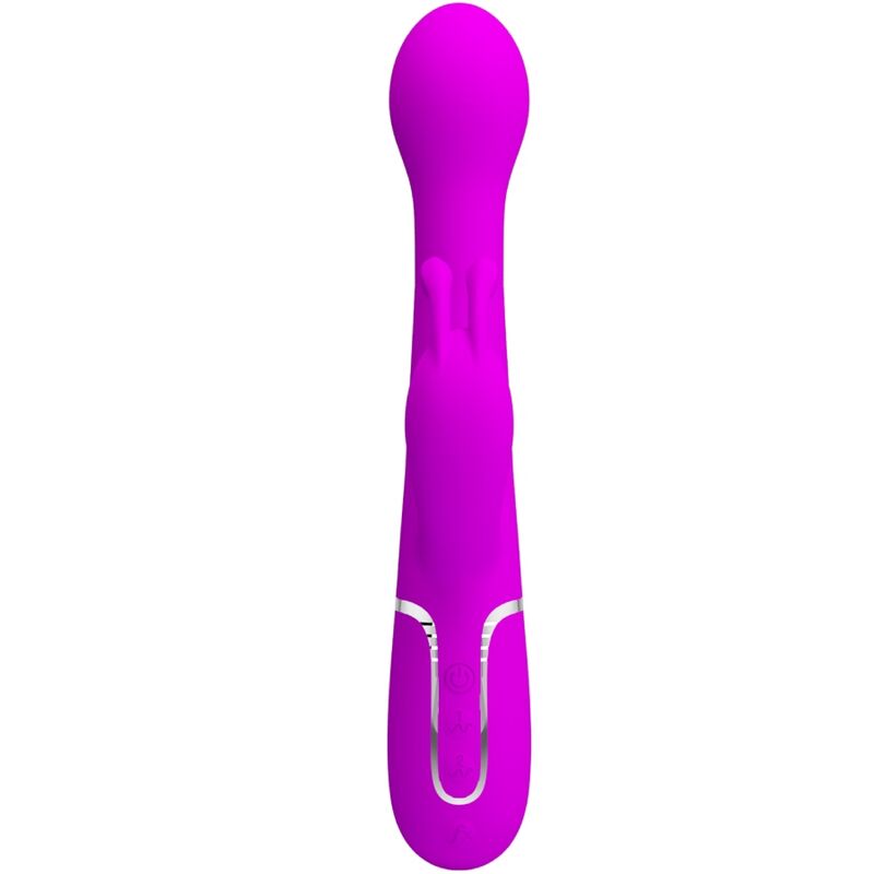 PRETTY LOVE - DEJON VIBRADOR RABBIT 3 EN 1 MULTIFUNCIÓN VIOLETA - Imagen 4