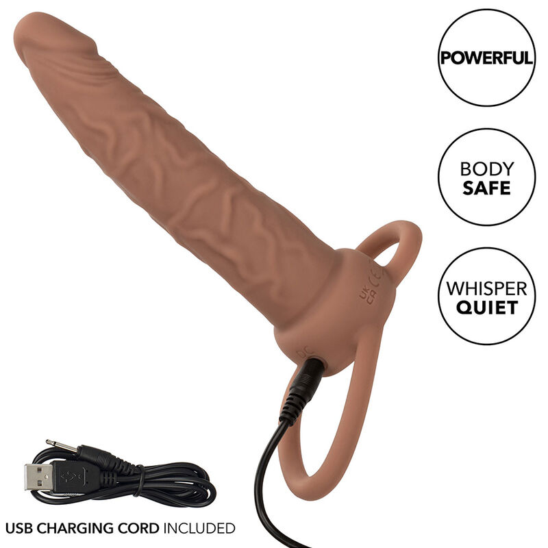 CALEXOTICS - PERFORMANCE MAXX DOBLE PENETRADOR RECARGABLE PIEL MORENO - Imagen 14