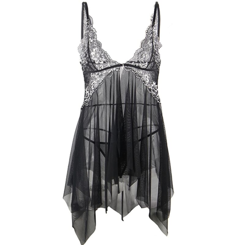 SUBBLIME - BABYDOLL TELA TUL PECHO ENCAJE L/XL - Imagen 3