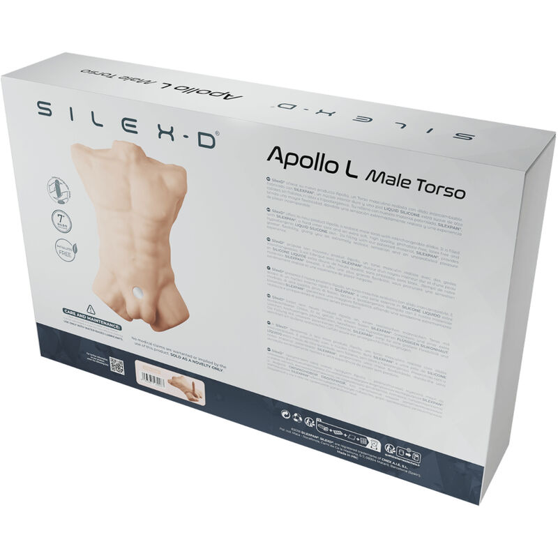SILEXD - APOLLO L TORSO REALÍSTICO MASCULINO - Imagen 3