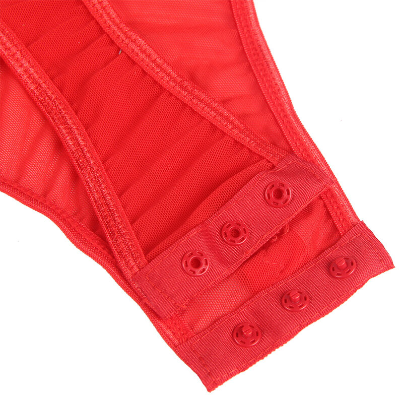 SUBBLIME - TEDDY CON LIGUERO DETALLE TIRAS PECHO ROJO S/M - Imagen 14