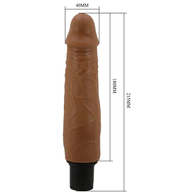 PRETTY LOVE - WALDORF VIBRADOR REALÍSTICO 18 CM -O- 4 CM - Imagen 4