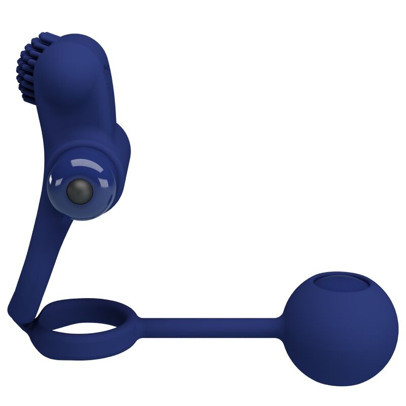 PRETTY LOVE - REMINGTON DOBLE ANILLO VIBRADOR CON PLUG AZUL - Imagen 10