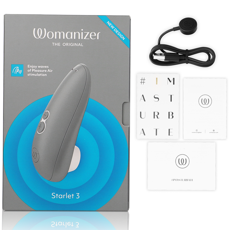 WOMANIZER - STARLET 3 ESTIMULADOR CLÍTORIS GRIS - Imagen 5
