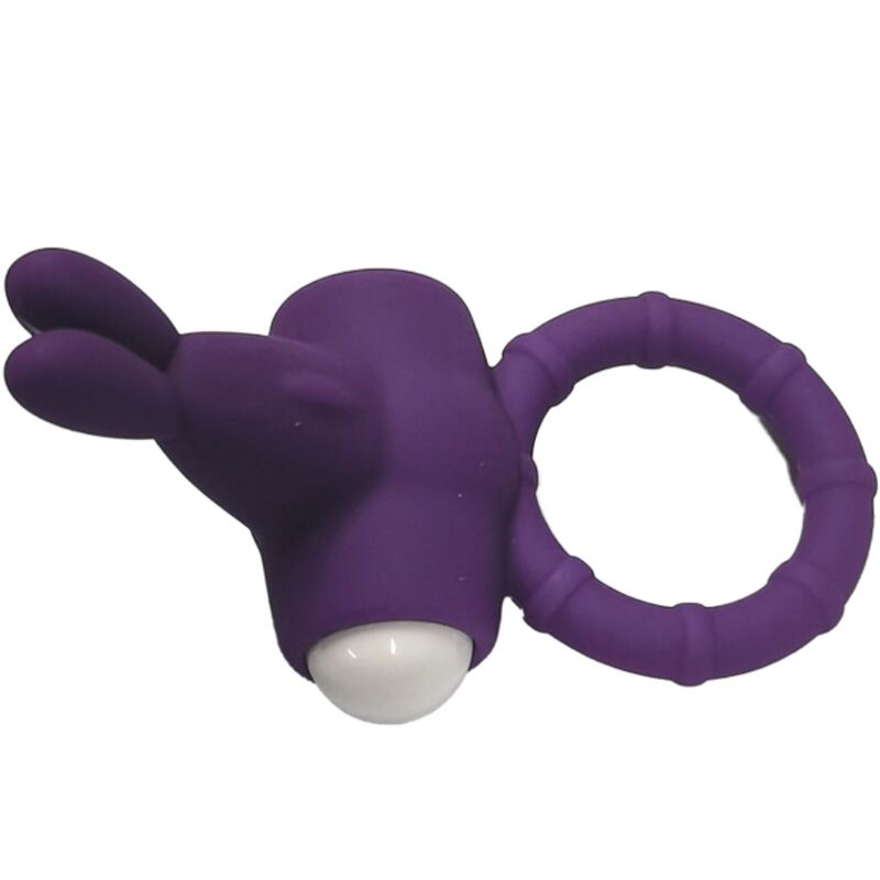 ARMONY - MS BUNNY ANILLO VIBRADOR SILICONA MORADO - Imagen 4