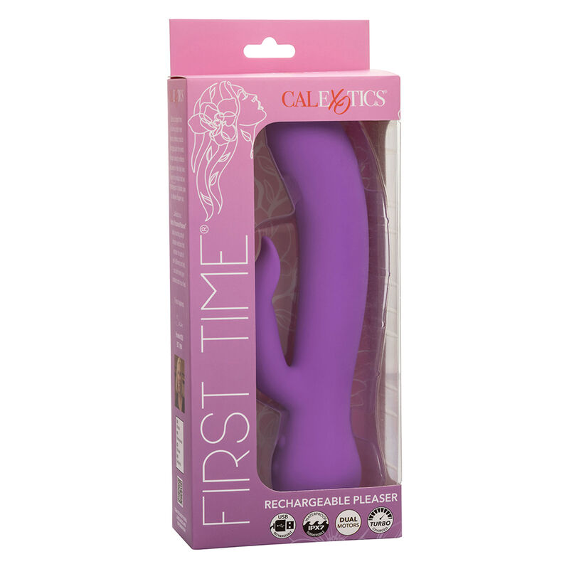 CALEXOTICS - FIRST TIME VIBRADOR COMPLACIENTE RECARGABLE MORADO - Imagen 8