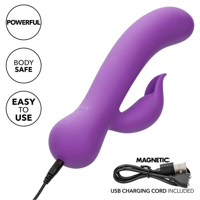 CALEXOTICS - FIRST TIME VIBRADOR COMPLACIENTE RECARGABLE MORADO - Imagen 5