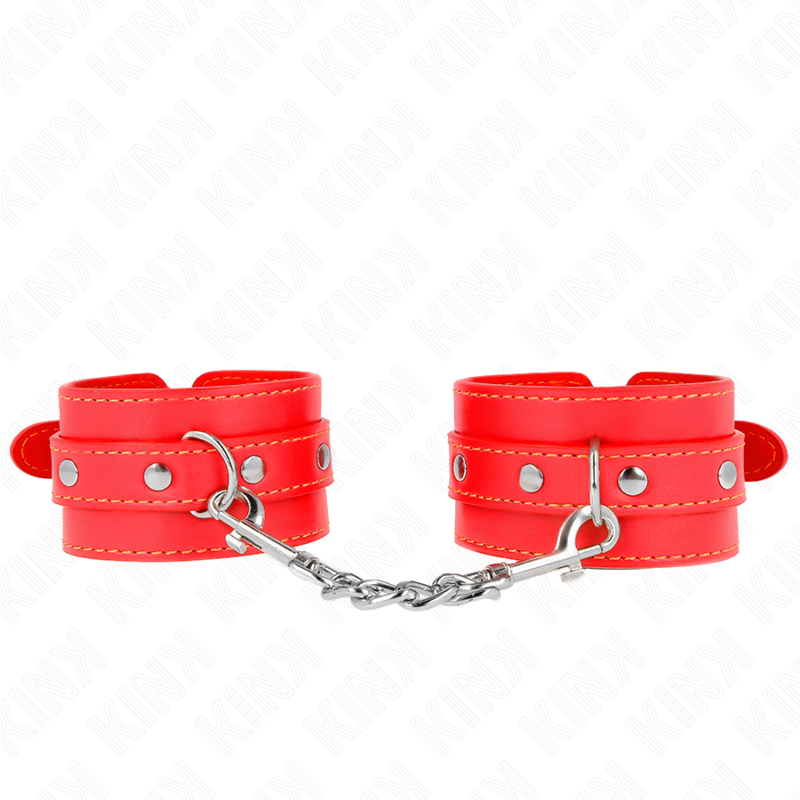 KINK - MUÑEQUERAS FINAS ROJO AJUSTABLE 21-33 CM - Imagen 2
