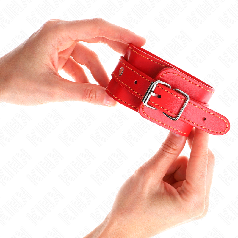 KINK - MUÑEQUERAS FINAS ROJO AJUSTABLE 21-33 CM - Imagen 3