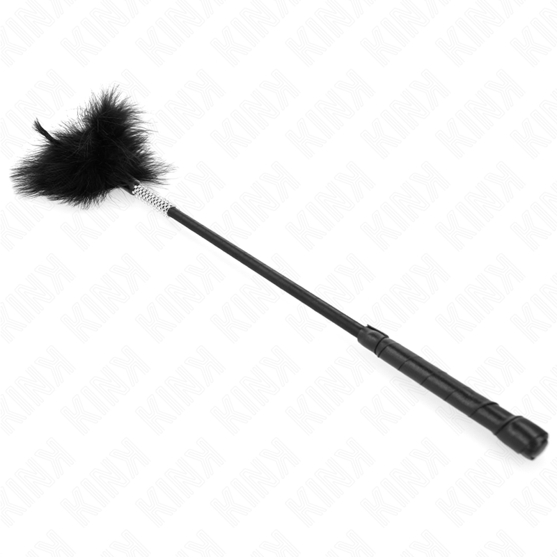 KINK - PLUMAS PARA COSQUILLAS CON MANGO DE DIAMANTES DE IMITACIÓN 50 CM - Imagen 5