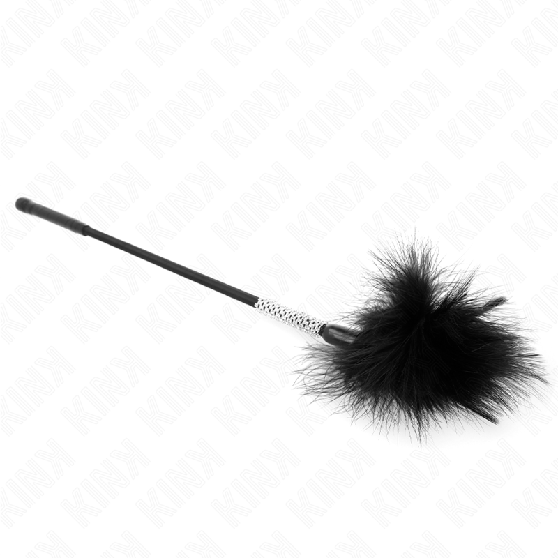 KINK - PLUMAS PARA COSQUILLAS CON MANGO DE DIAMANTES DE IMITACIÓN 50 CM - Imagen 4