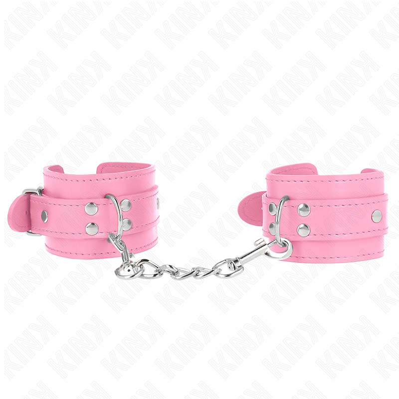 KINK - MUÑEQUERAS SENCILLAS ROSA AJUSTABLE 20-23 CM X 5.5 CM - Imagen 2