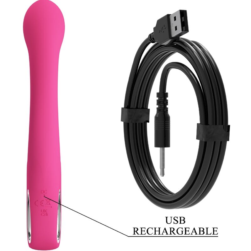 PRETTY LOVE - FRITZ VIBRADOR RABBIT 12 VIBRACIONES ROSA - Imagen 3