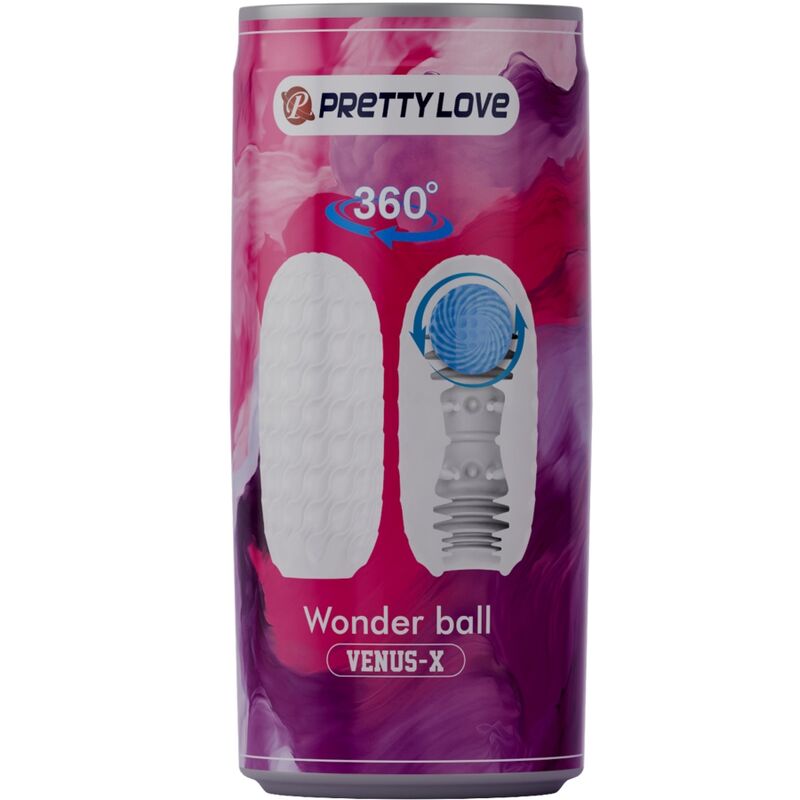 PRETTY LOVE - VENUS X MASTURBADOR MASCULINO MODELO 3 BLANCO - Imagen 5