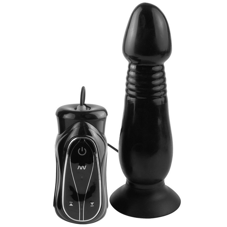 ANAL FANTASY – VIBRATING THRUSTER PLUG ANAL VIBRADOR CON CONTROL REMOTO Y VENTOSA