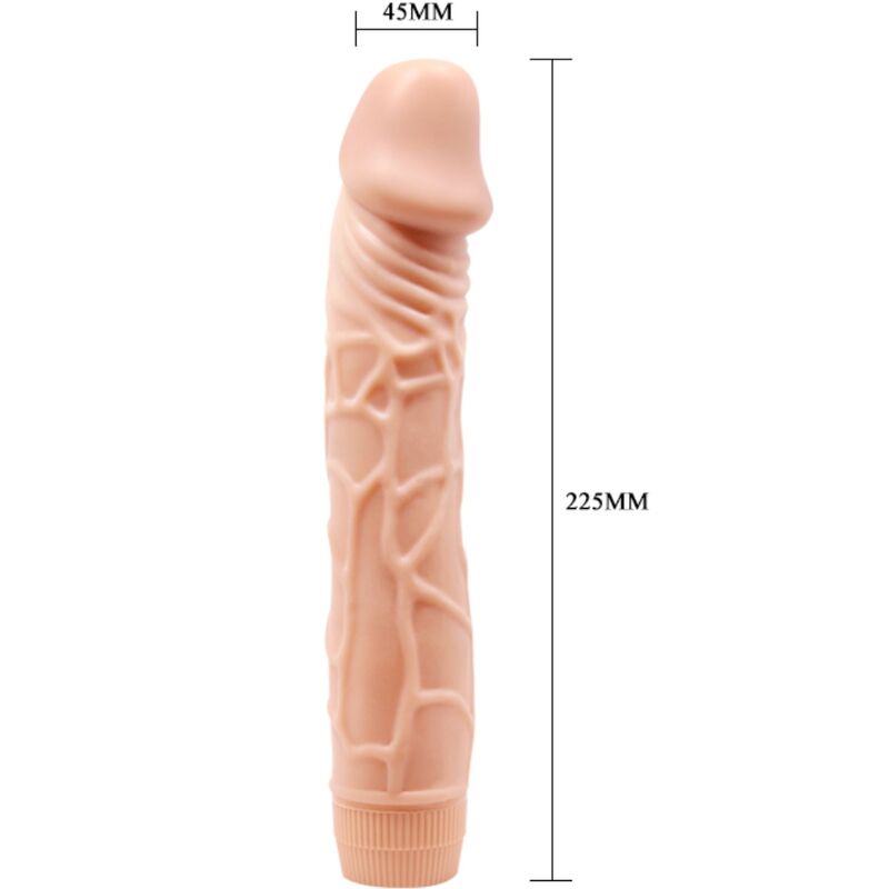 BAILE - BOB VIBRADOR REALÍSTICO 22.5 CM NATURAL - Imagen 6