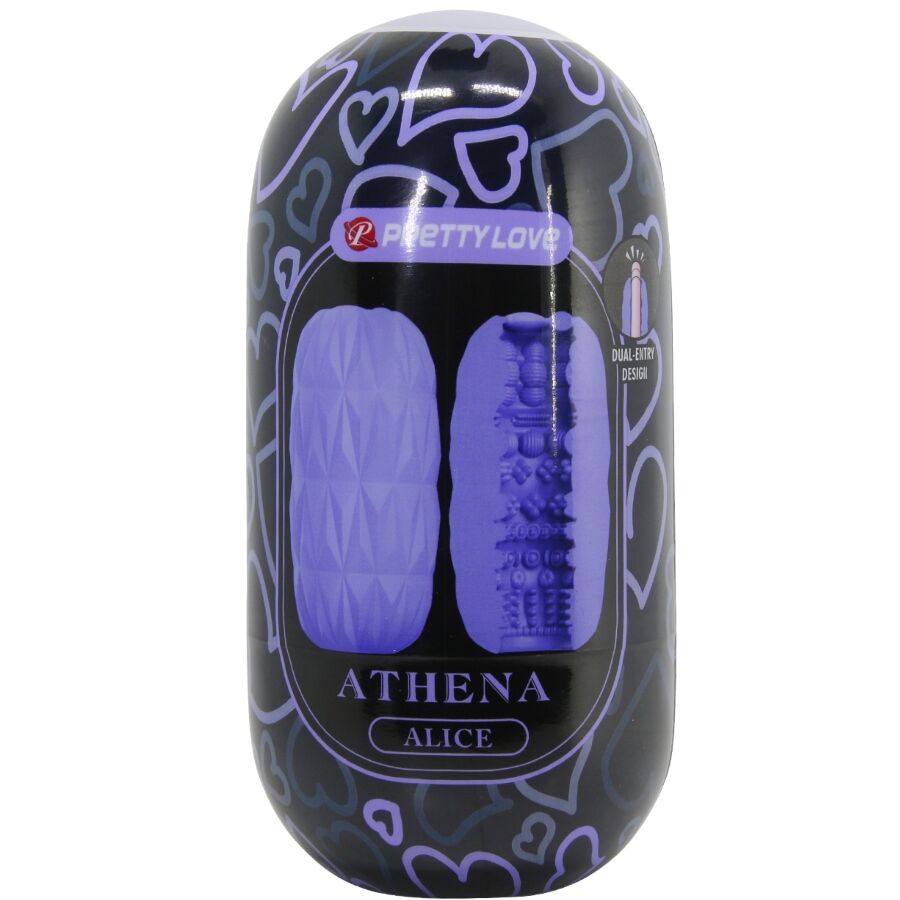 PRETTY LOVE - ATHENA ALICE MASTURBADOR MASCULINO MORADO - Imagen 8