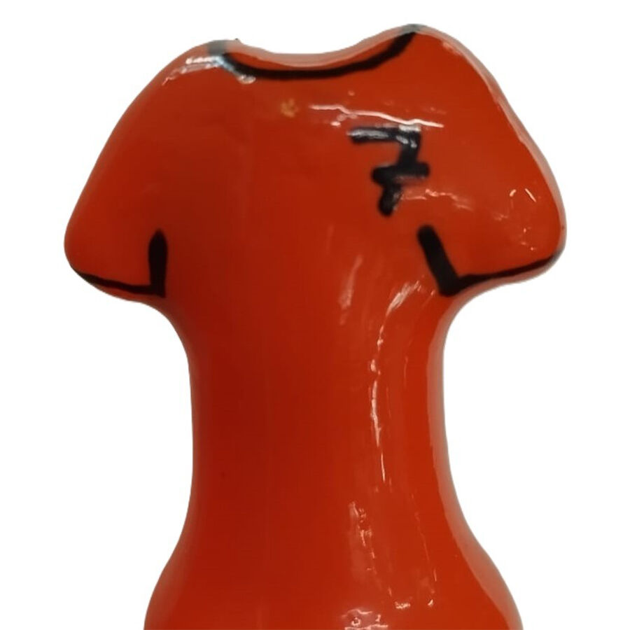 CONDOMERIE - PRESERVATIVO DECORATIVO PINTADO A MANO CAMISA NARANJA