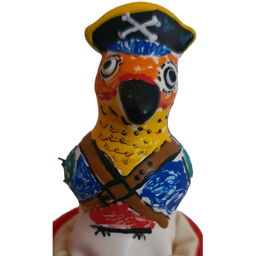 CONDOMERIE - PRESERVATIVO DECORATIVO PINTADO A MANO CAPITN LORO
