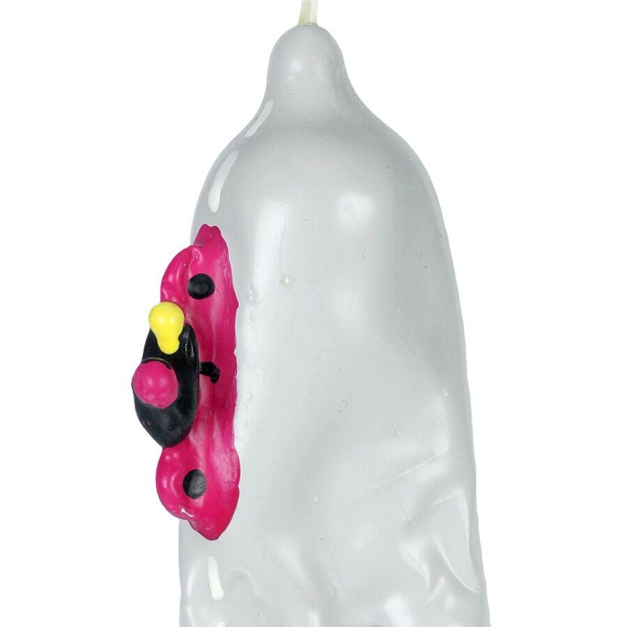 CONDOMERIE - PRESERVATIVO DECORATIVO PINTADO A MANO MOTO XL