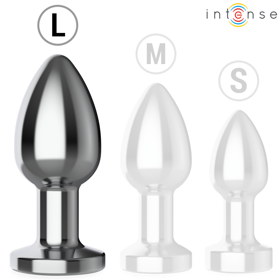 INTENSE - PLUG ANAL 10 VIBRACIONES METAL CON CONTROL REMOTO L - Imagen 7