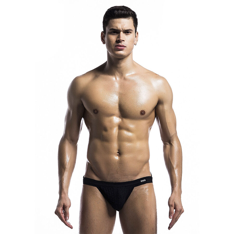 MOB - BAÑADOR FETISH JOCKSTRAP NEGRO TALLA M